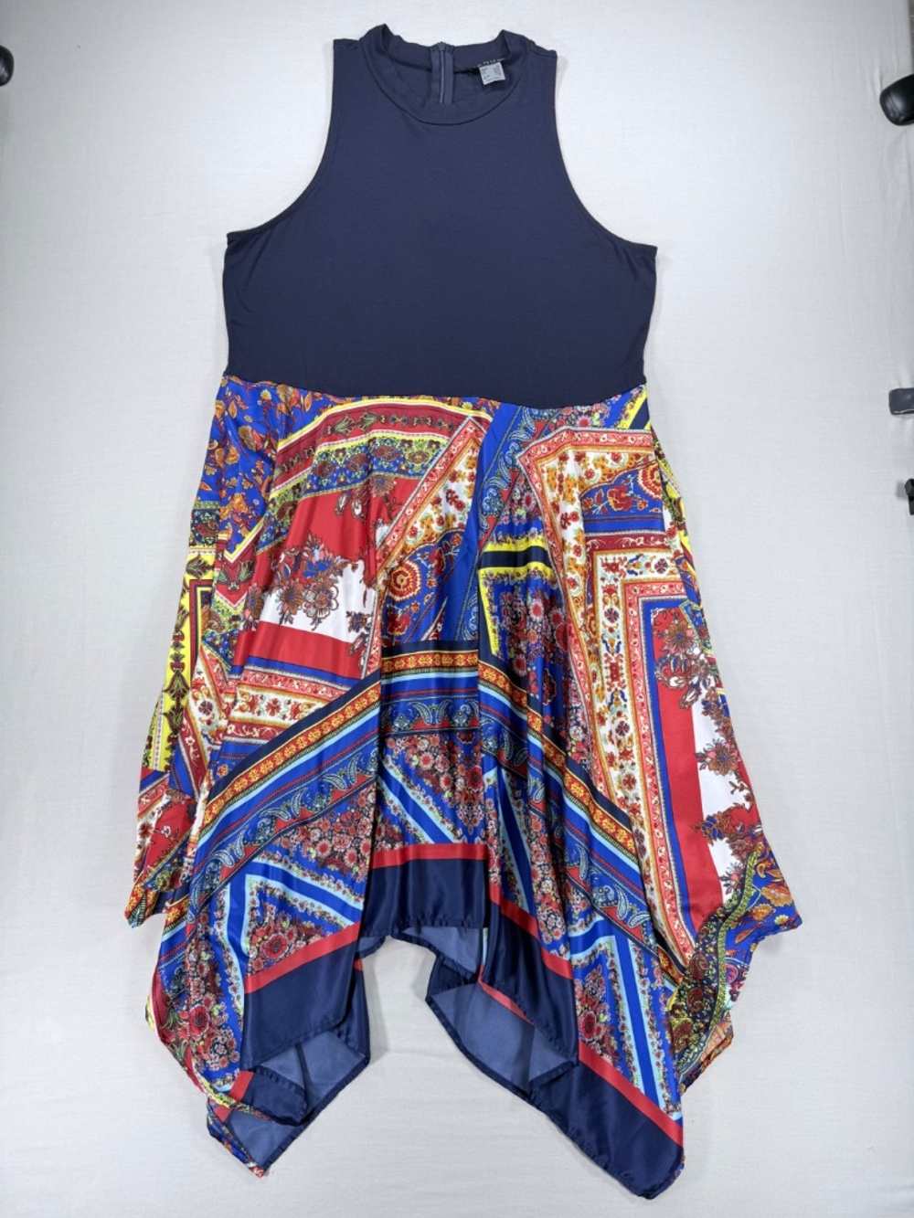 Venus Sleeveless Multi-Media Patchwork Dress XL - Picture 2 of 4